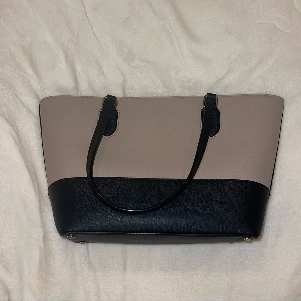 Rose and Black Kate Spade Tote - Picture 4 of 5